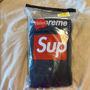 Supreme Boxer Briefs Black and Red Iconic Style